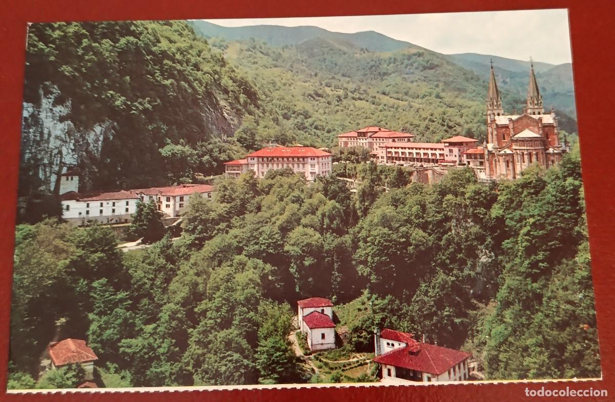 Postales: POSTAL PANOR&Aacute;MICA SANTUARIO COVADONGA - ASTURIAS 1960/70 - FARDI