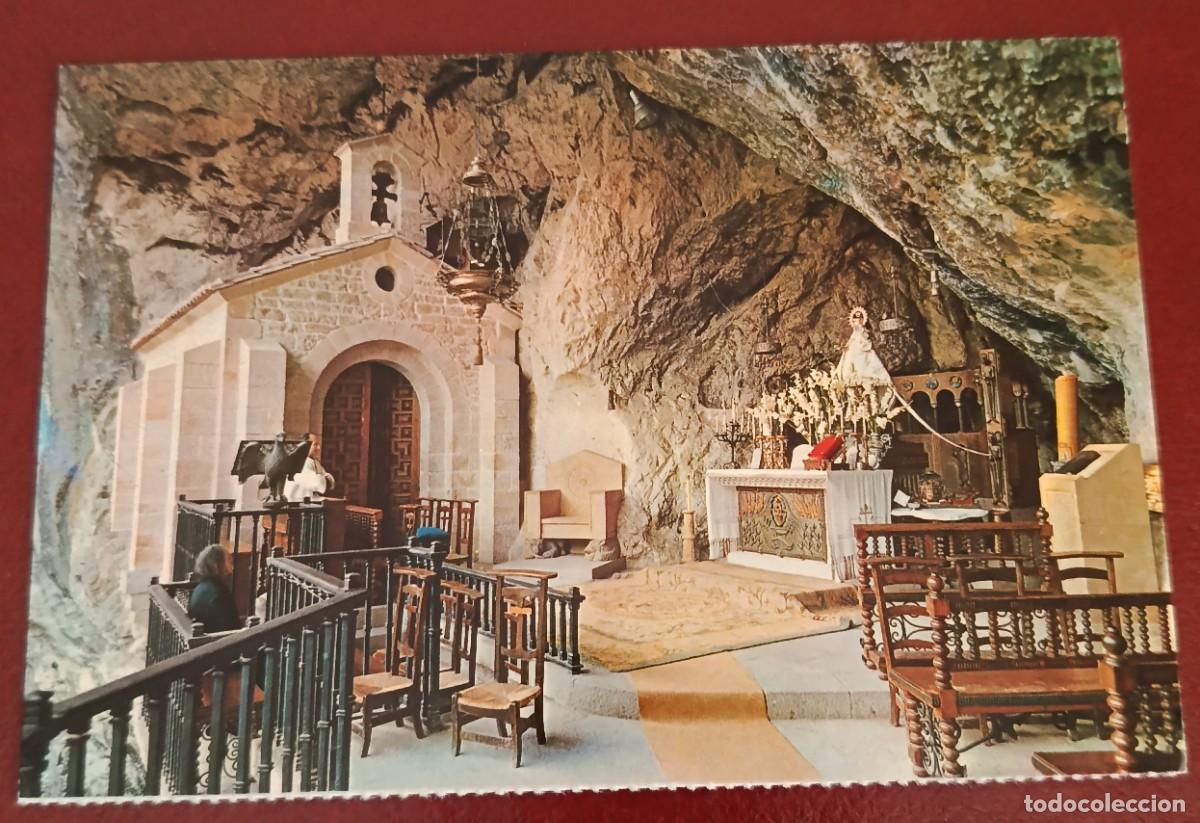 Postales: POSTAL GRUTA Y VIRGEN - COVADONGA - ASTURIAS 1960/70 - FARDI