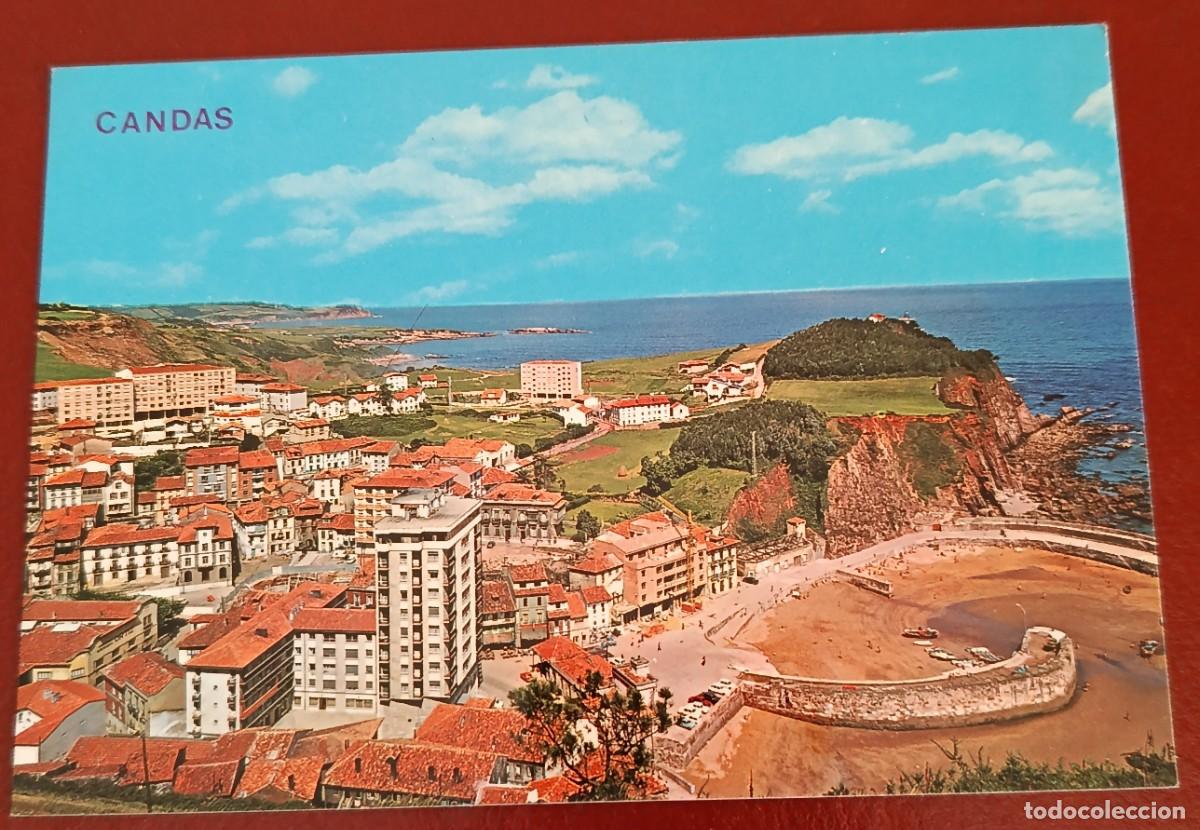 Postales: POSTAL VISTA PARCIAL CANDAS - ASTURIAS 1960/70 - EDICIONES ARRIBAS