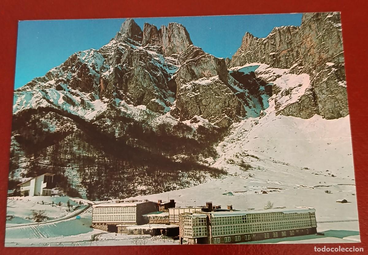 Postales: POSTAL PARADOR NACIONAL DE FUENTE D&Eacute; - PICOS DE EUROPA 1960/70 - FOTO BUSTAMANTE DE POTES