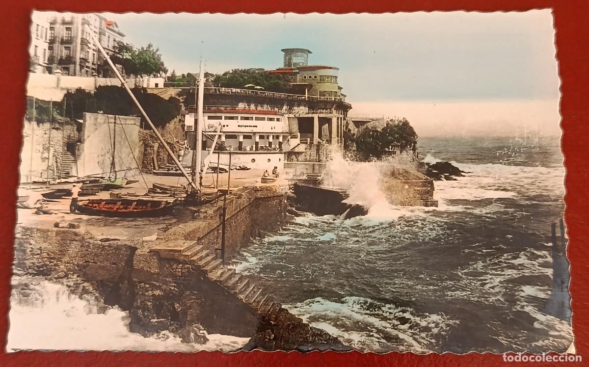 Postales: POSTAL FOTOGR&Aacute;FICA CLUB DE REGATAS - GIJON - ASTURIAS 1958 - EDICIONES ARRIBAS