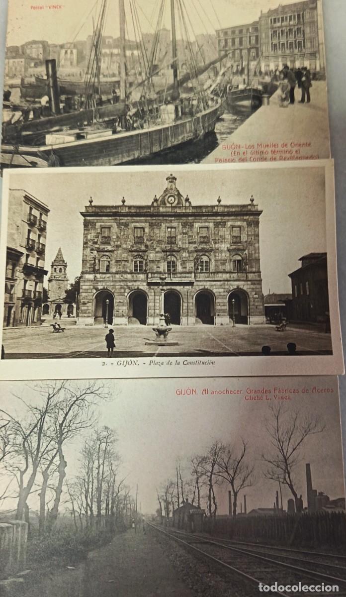 Postales: ASTURIAS ( GIJON LOTE 3)