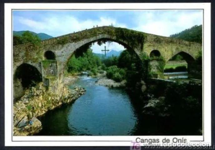 Postais: Cangas de On&iacute;s. *Puente medieval rom&aacute;nico...* Ed. Sandi n&ordm; 250. Nueva.