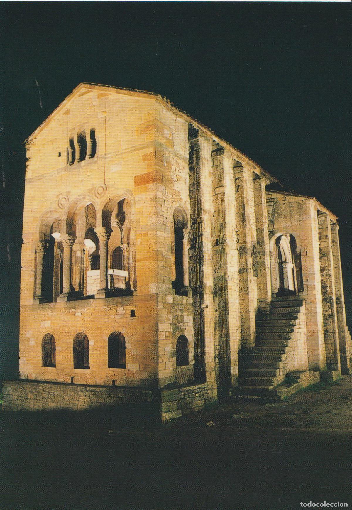 Postales: ASTURIAS, SANTA MARIA DEL NARANCO, MONUMENTO PRERROM&Aacute;NICO PATRIMONIO DE LA HUMANIDAD - AYTMO.OVIEDO
