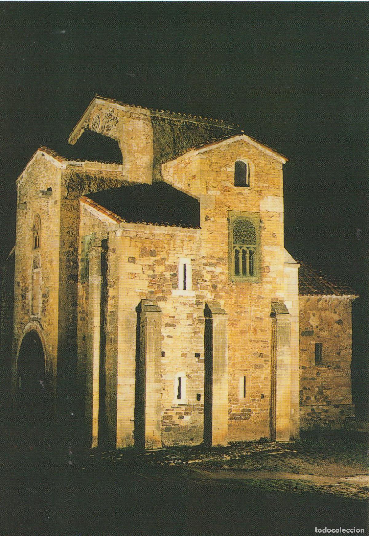 Postales: ASTURIAS, SAN MIGUELL DE LILLO VISTA NOCTURNA - AYTMO OVIEDO - S/C