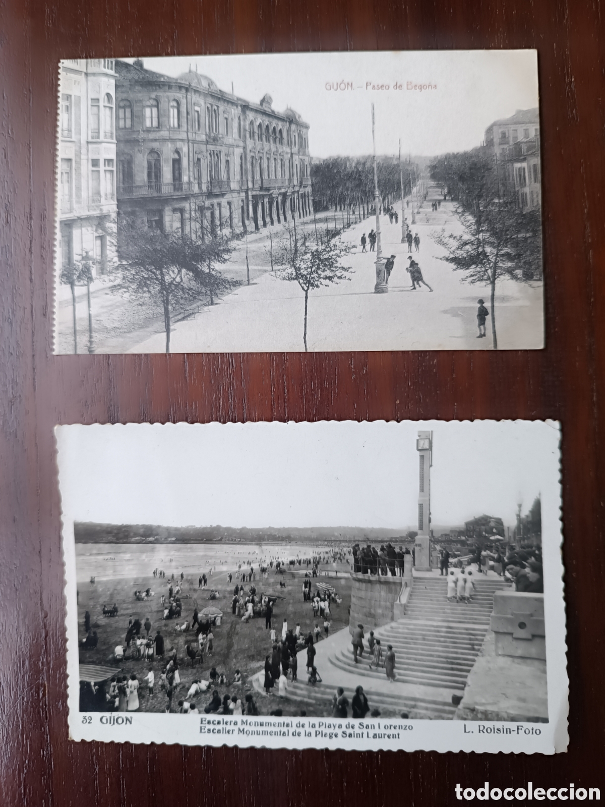 Postales: Antiguas postales de Gij&oacute;n