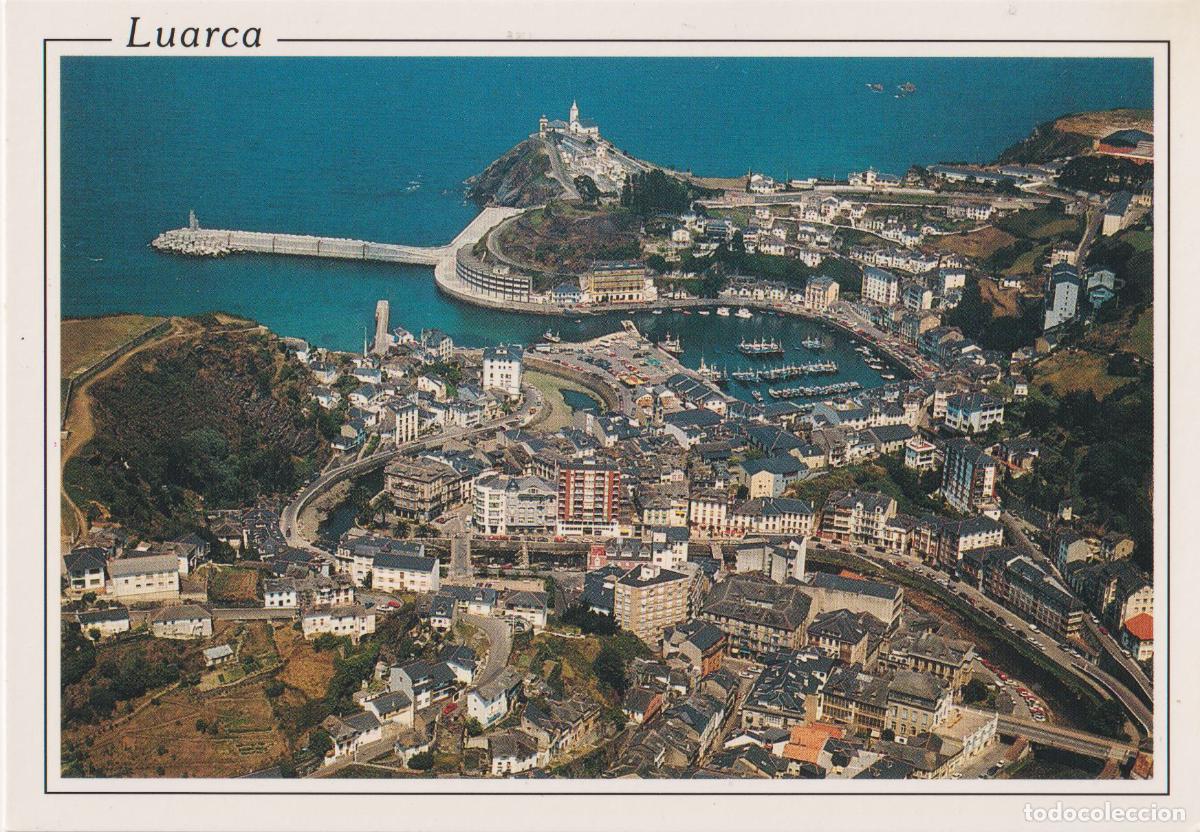 Postales: ASTURIAS, LUARCA, VISTA A&Eacute;REA &ndash; ESCUDO DE ORO N&ordm;334 &ndash; S/C