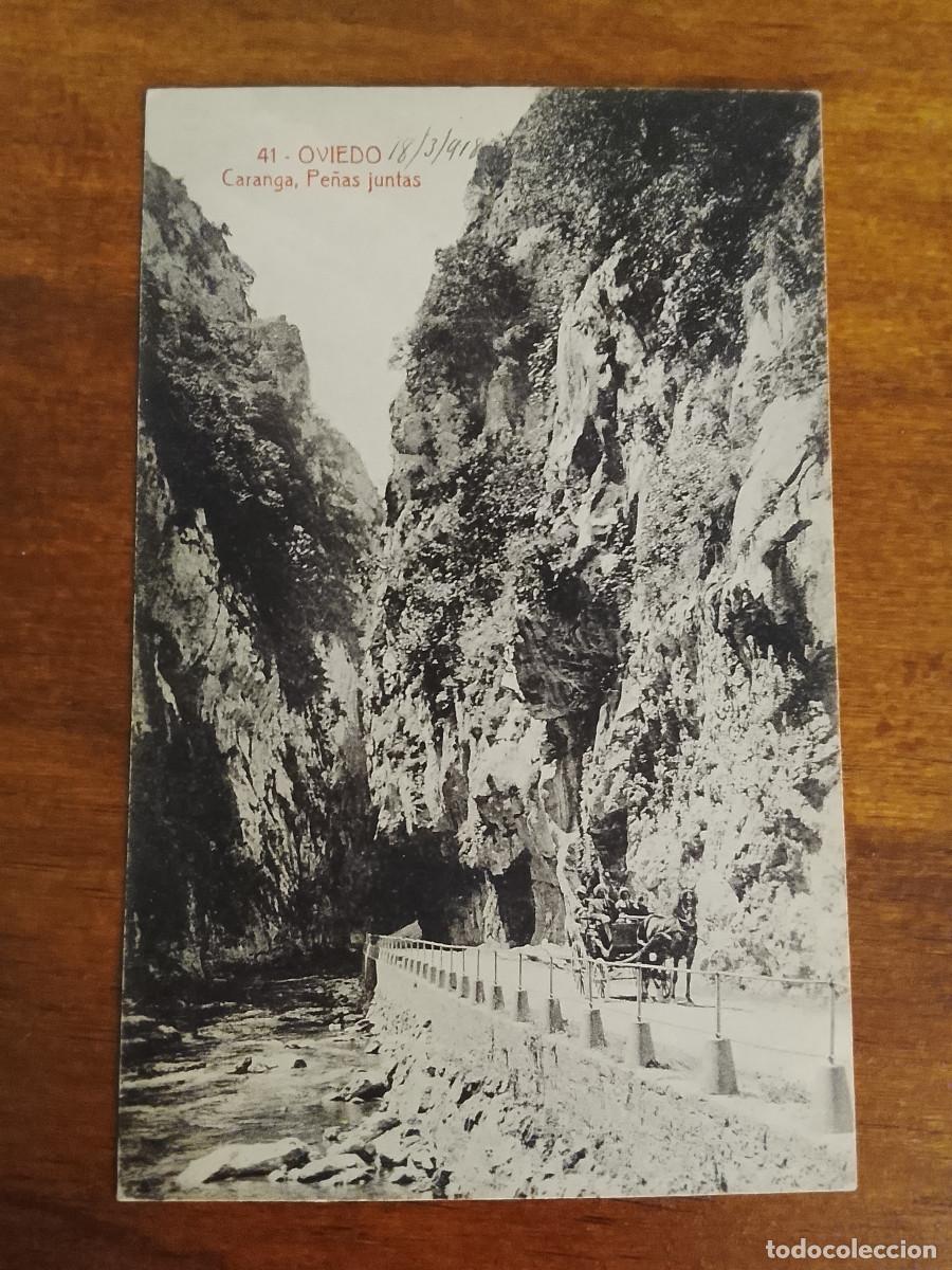 Postales: Postal de Oviedo. Caranga, Pe&ntilde;as juntas