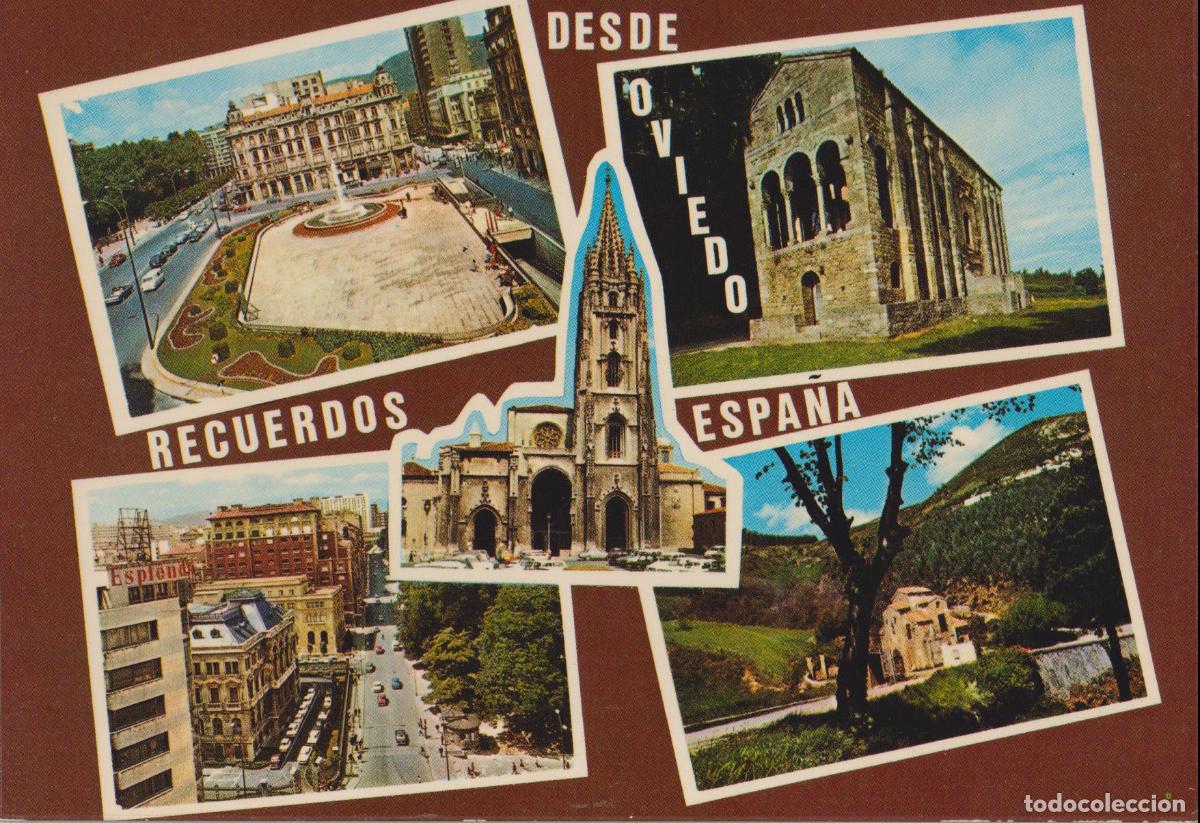 Postales: ASTURIAS, RECUERDOS DESDE OVIEDO &ndash; EDICIONES ALCE N&ordm;1092 &ndash; S/C