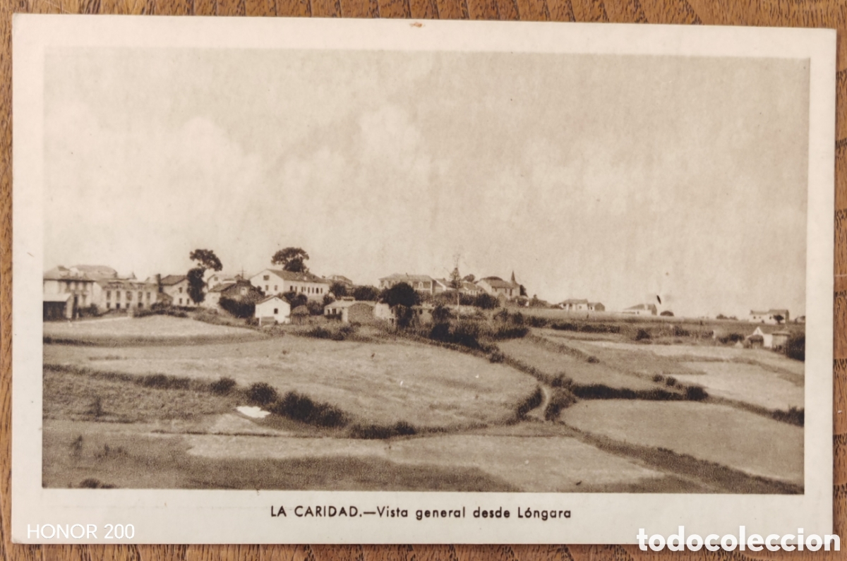 Postales: Postal La Caridad - Vista General desde L&oacute;ngara - Asturias