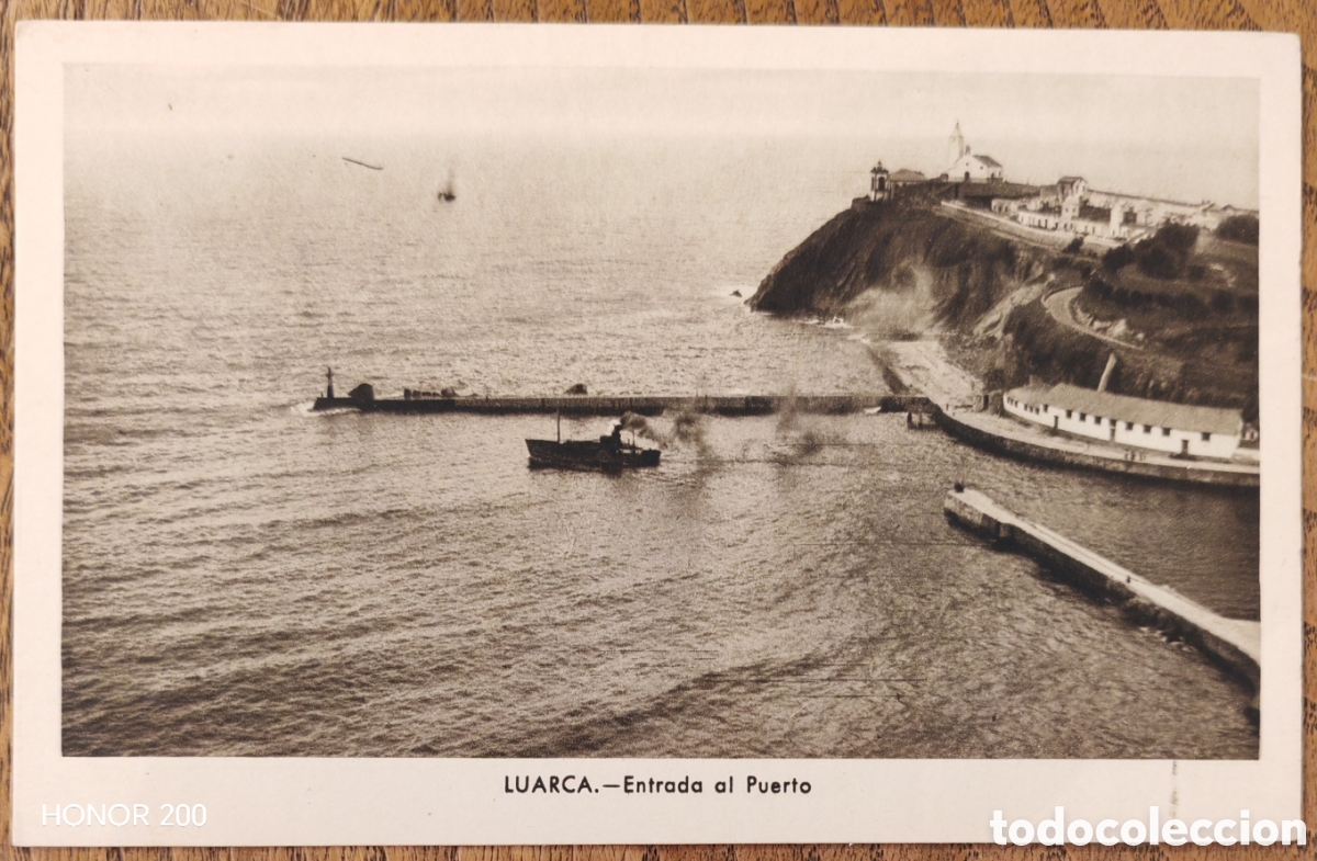 Postales: Postal. Luarca - Entrada al Puerto - Asturias