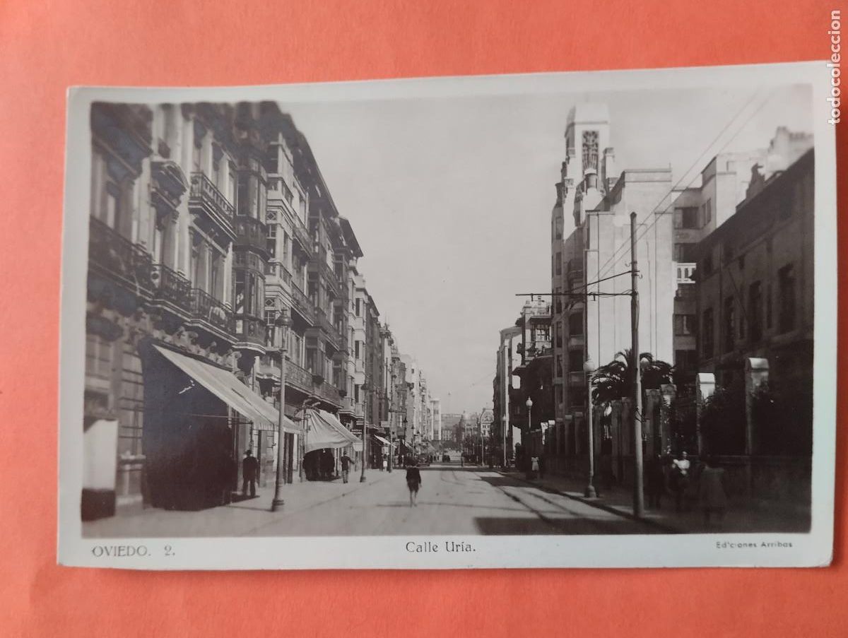 Postales: OVIEDO, CALLE URIA. ED. ARRIBAS N&ordm; 2.