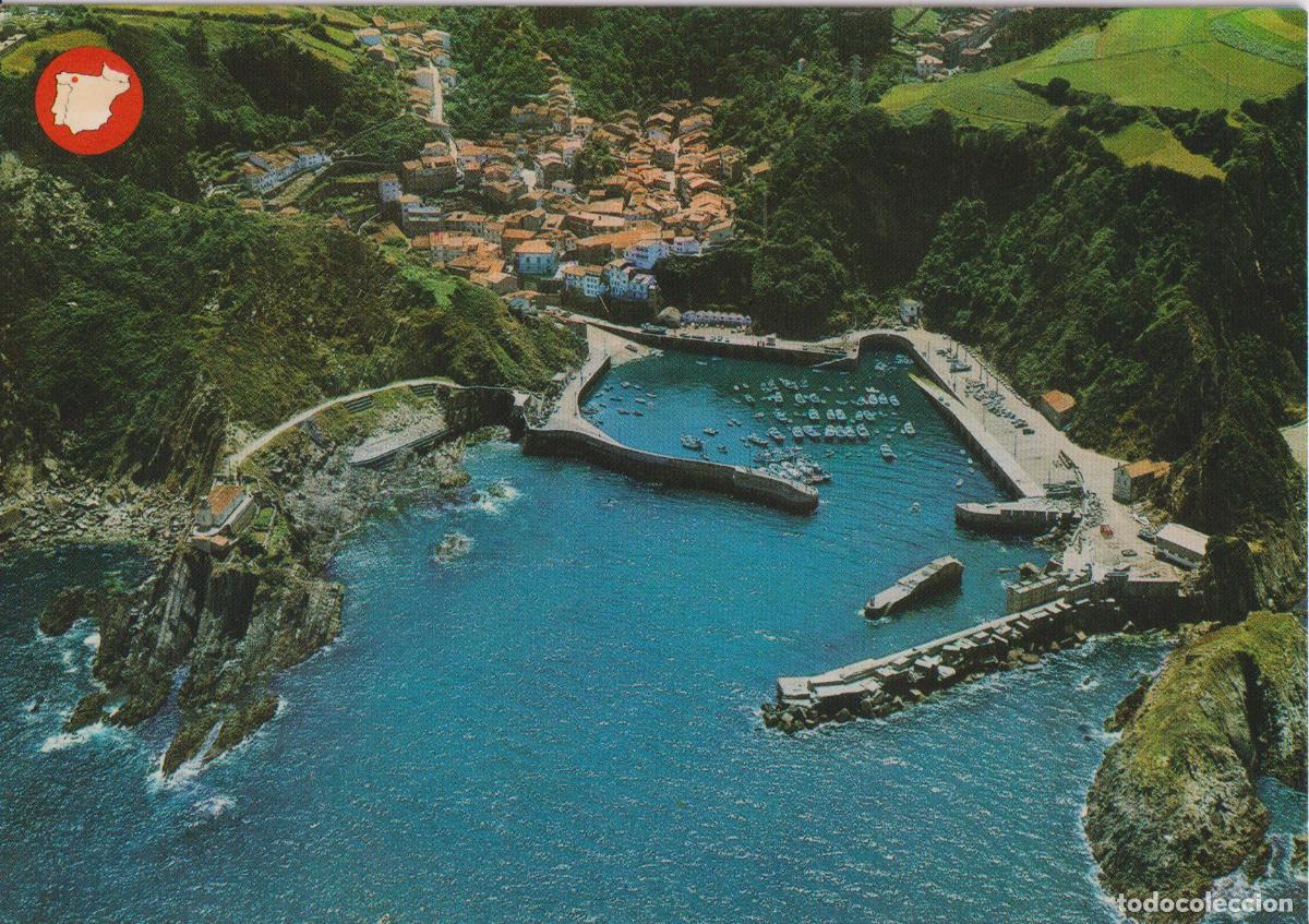 Postales: ASTURIAS, CUDILLERO, VISTA A&Eacute;REA - EDICIONES ALARDE N&ordm;825 - ESCRITA