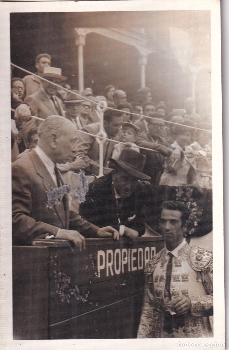 Cartoline: Fotograf&iacute;a tama&ntilde;o postal sin reverso. Plaza de toros de Gij&oacute;n. Torero. Foto Sanchez