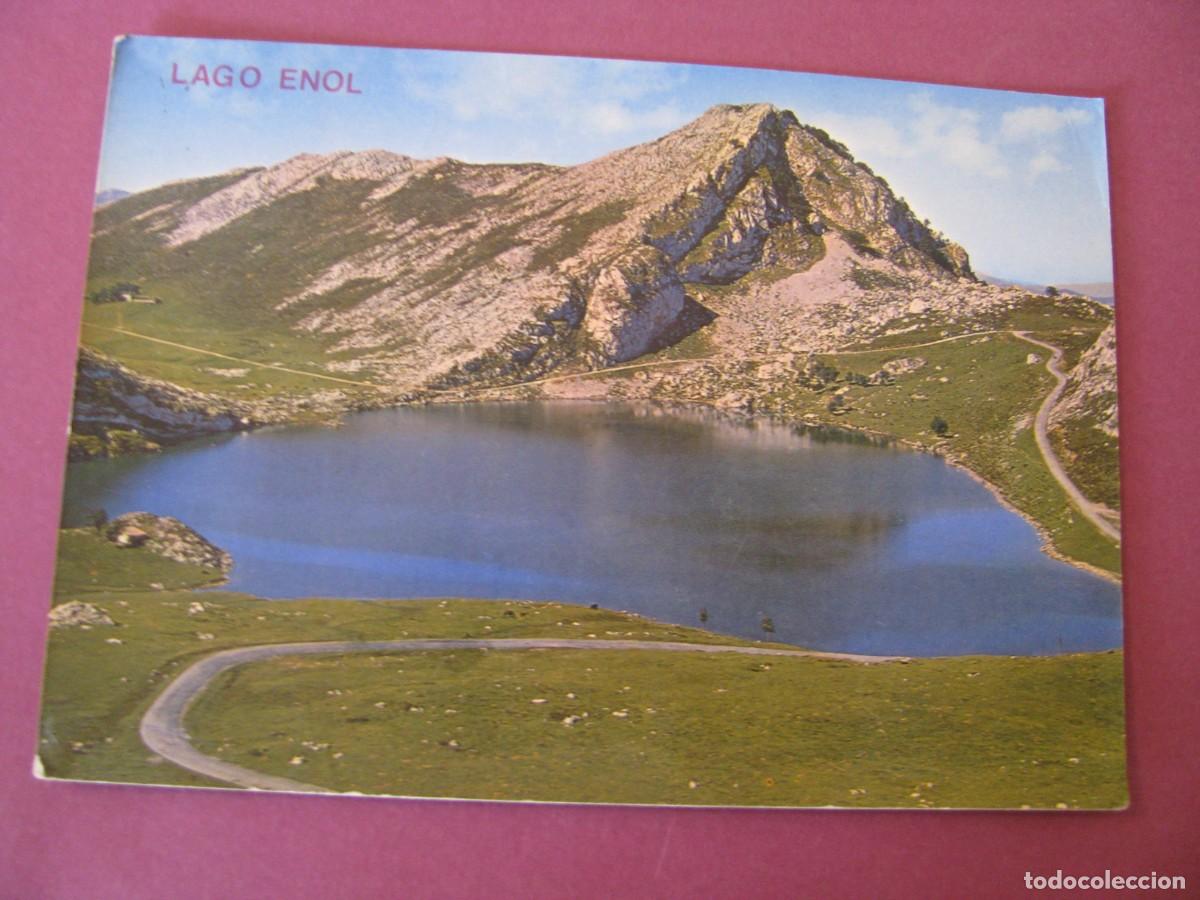 Postales: POSTAL DE ASTURIAS. LAGO ENOL. ARRIBAS. CIRCULADA