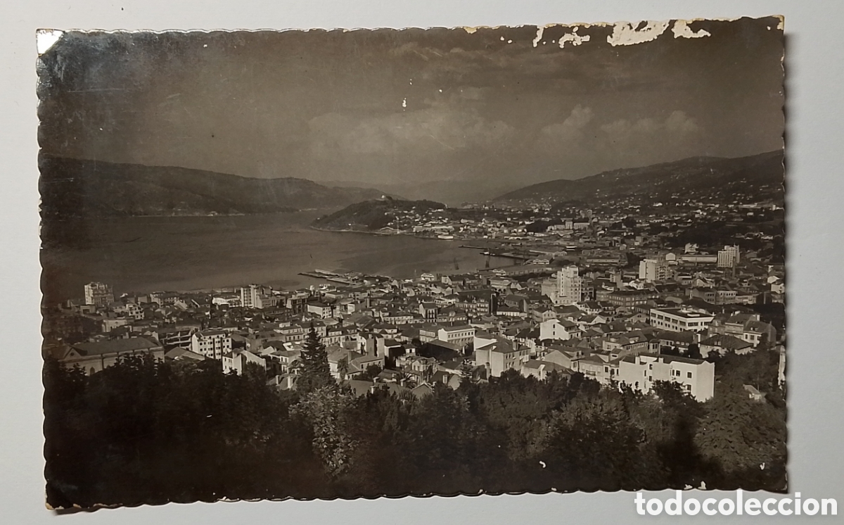 Postales: Postal Vigo a&ntilde;os 50 sin circular