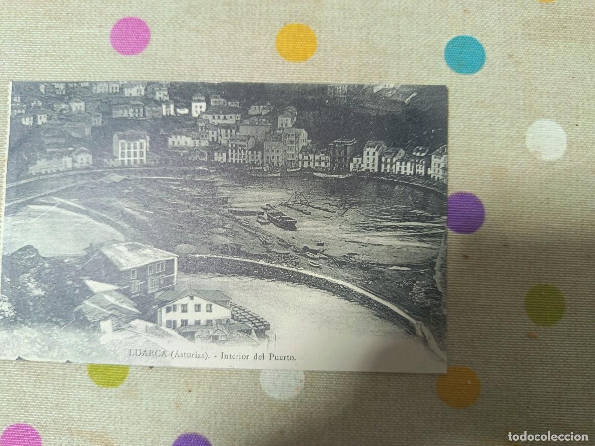 Postales: ASTURIAS LUARCA INTERIOR PUERTO - Foto 2