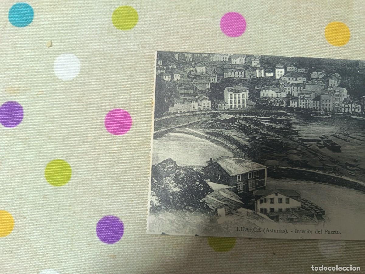 Postales: ASTURIAS LUARCA INTERIOR PUERTO - Foto 3