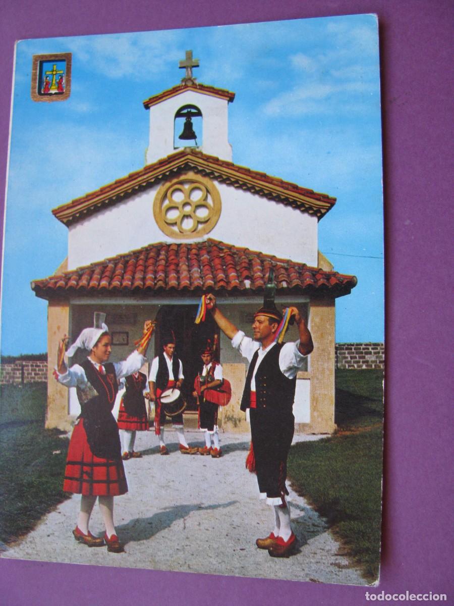 Postales: POSTAL DE ASTURIAS. BAILE DEL VASO. DOMINGUEZ 4. CIRCULADA