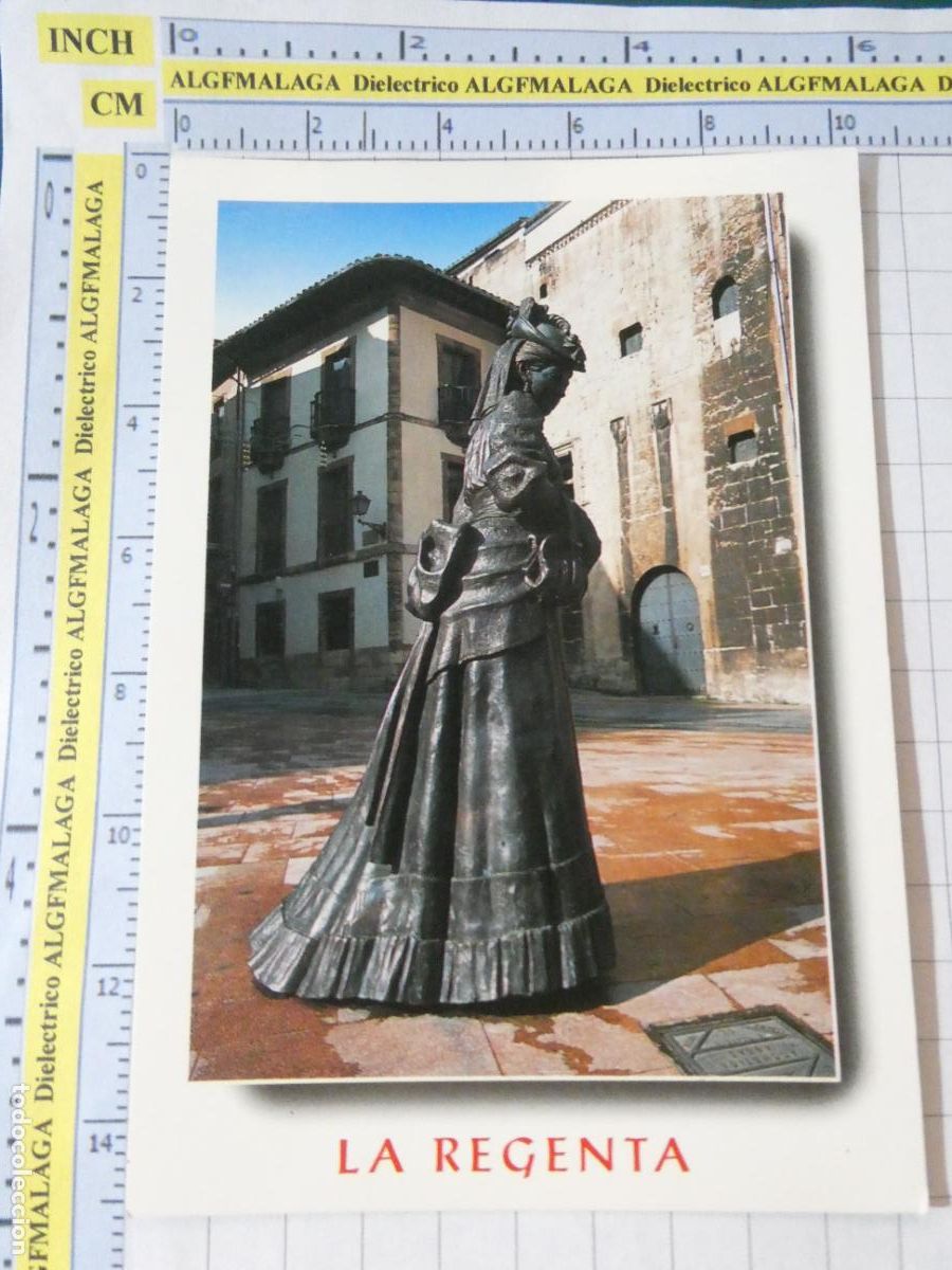 Postcards: POSTAL DE ASTURIAS. A&Ntilde;O 2000. LA REGENTA PLAZA DE LA CATEDRAL 563 ESCUDO ORO. 715