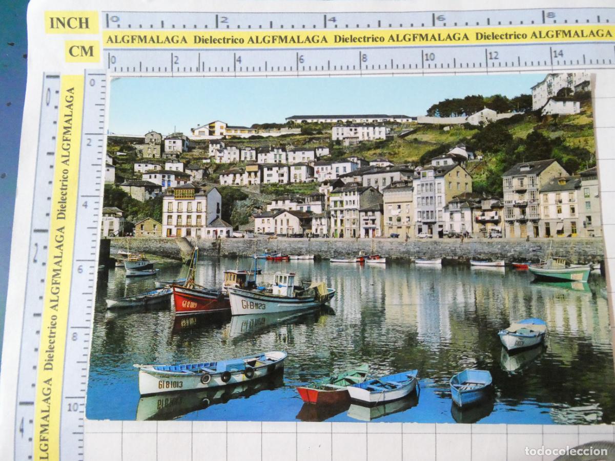 Postcards: POSTAL DE ASTURIAS. A&Ntilde;O 1965. LUARCA DETALLE DEL PUERTO 13 ALARDE. 729