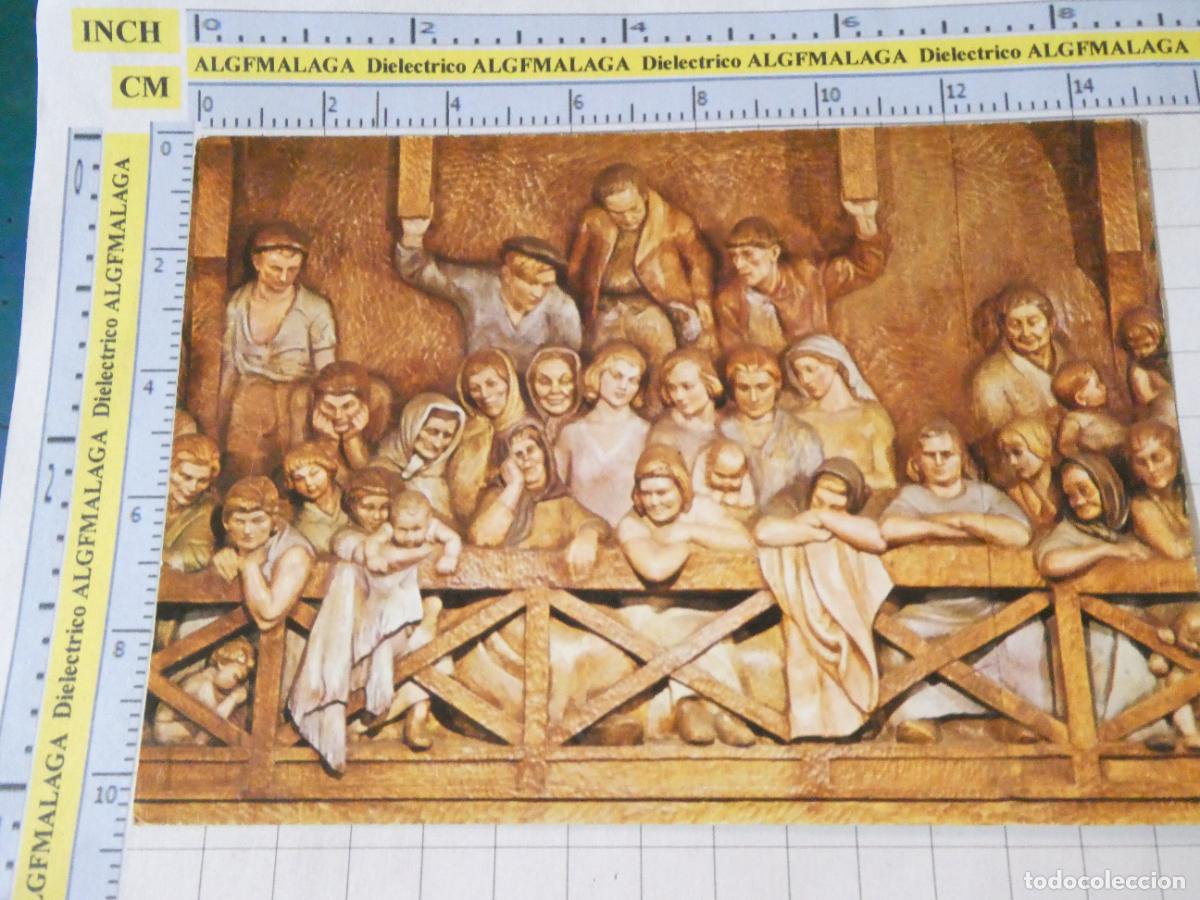 Postcards: POSTAL DE ASTURIAS. A&Ntilde;O 1976. MUSEO CASA NATAL DE JOVELLANOS EN GIJ&Oacute;N. EL RETABLO DEL MAR. 736