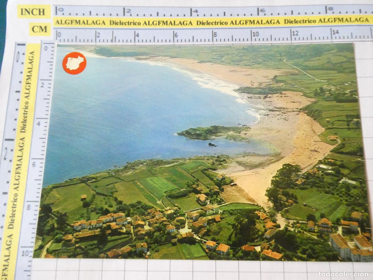 Postcards: POSTAL DE ASTURIAS. A&Ntilde;O 1976. LA ISLA VISTA AEREA 848 ALARDE. 738