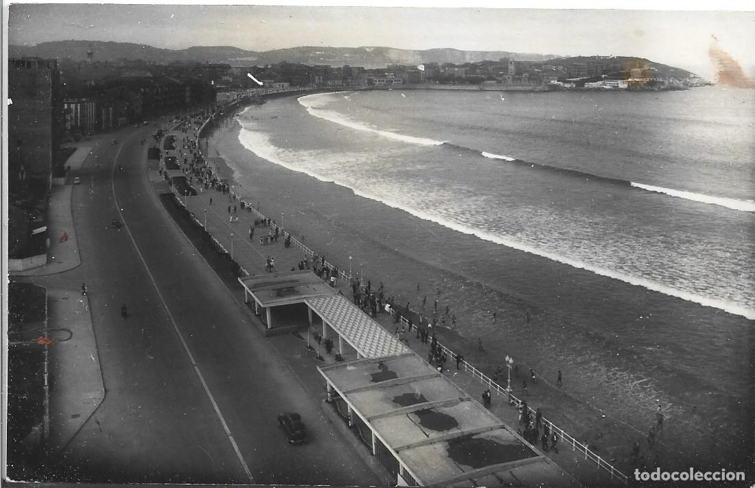 Cartes Postales: GIJ&Oacute;N (ASTURIAS) - PLAYA DE SAN LORENZO