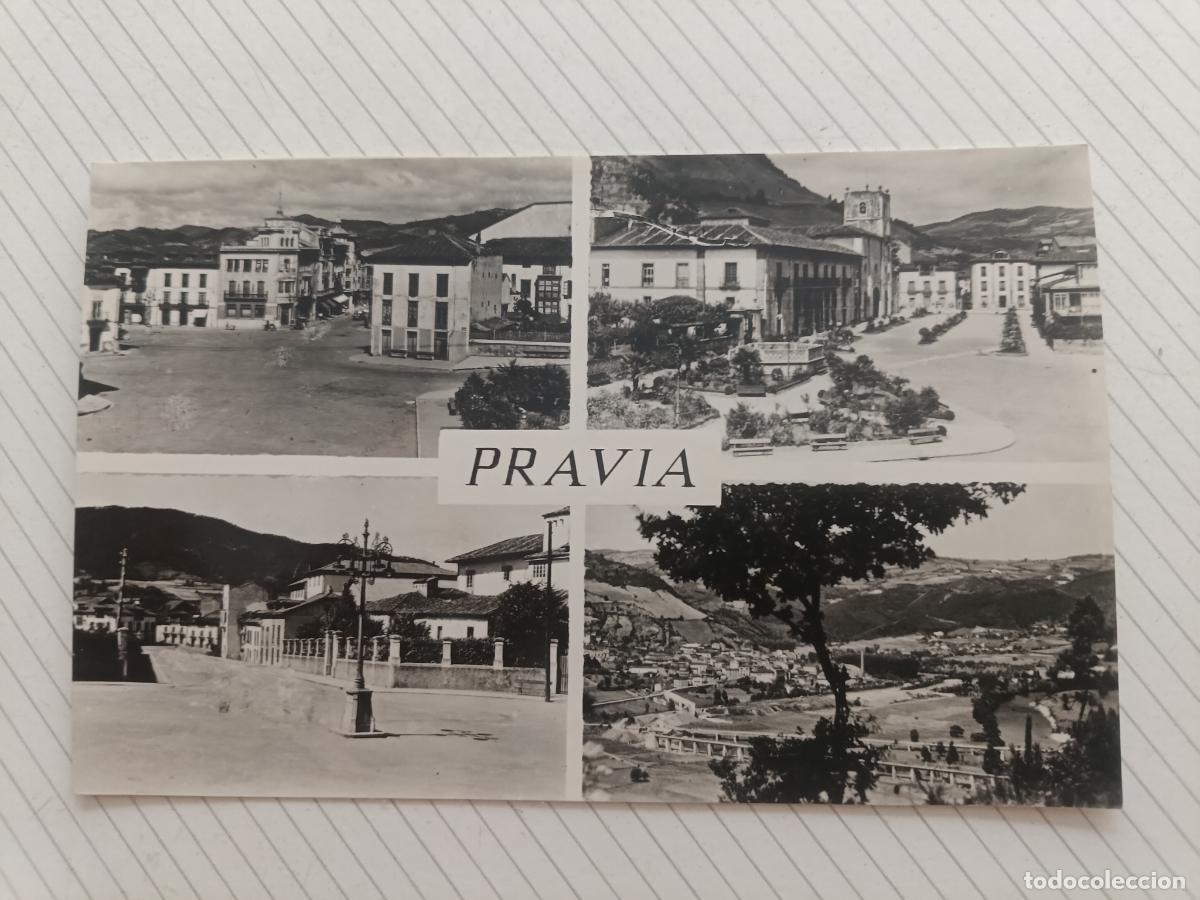 Postales: Pravia. Asturias, postal antigua