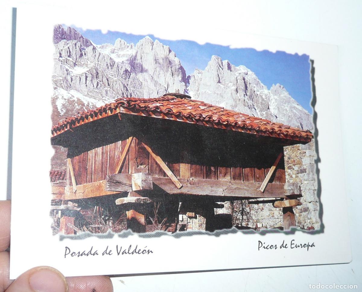 Postales: Postal Picos de Europa. Posada de Valde&oacute;n. F&eacute;lix Lorenzo. PE-004. Circulada