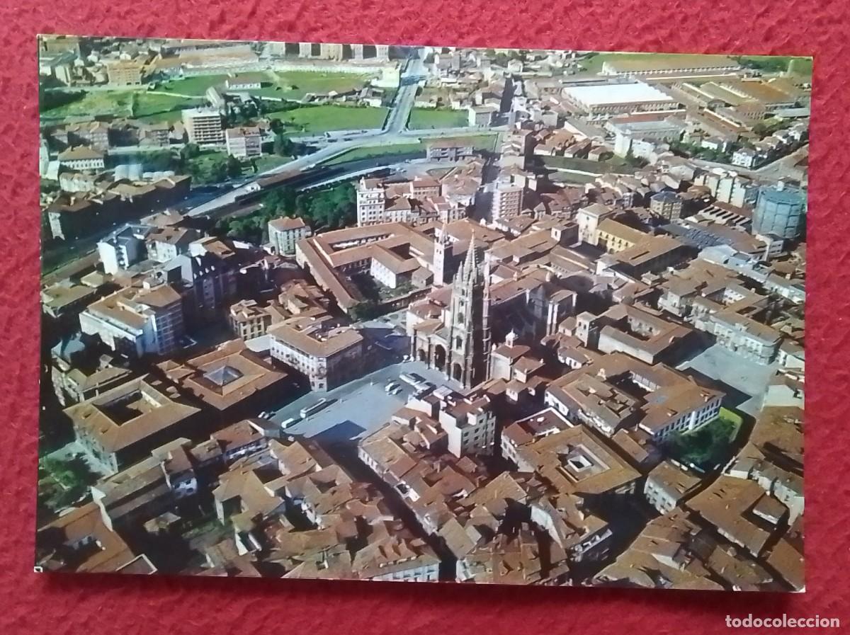 Postales: ANTIGUA POSTAL POST CARD OVIEDO VISTA A&Eacute;REA SEEN FROM ABOVE SPAIN ESPAGNE SPANIEN..CARTE POSTALE...
