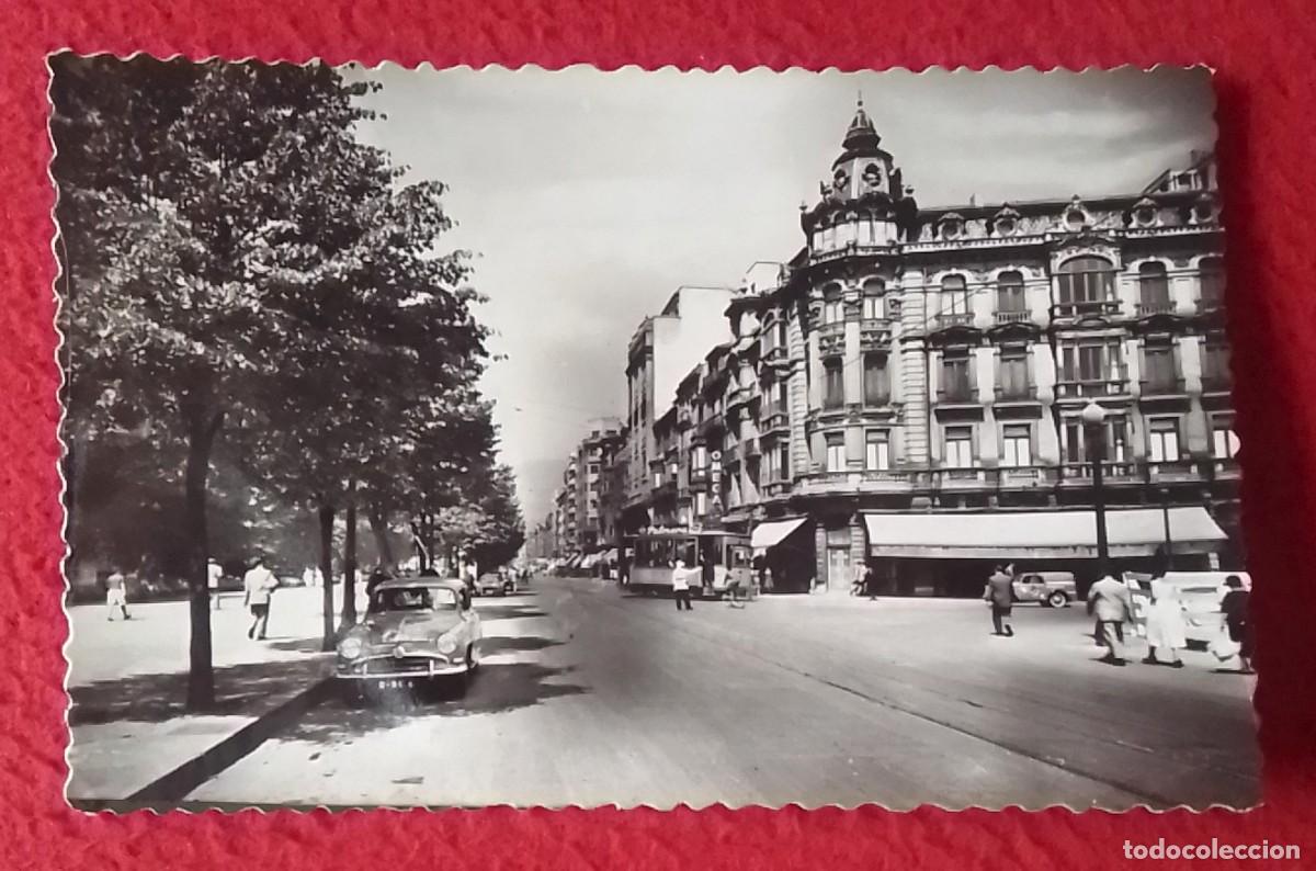 Postales: ANTIGUA POSTAL POST CARD OVIEDO CALLE UR&Iacute;A RUE STREET..SPAIN ESPAGNE..ED. AISA..LETRERO R&Oacute;TULO OMEGA
