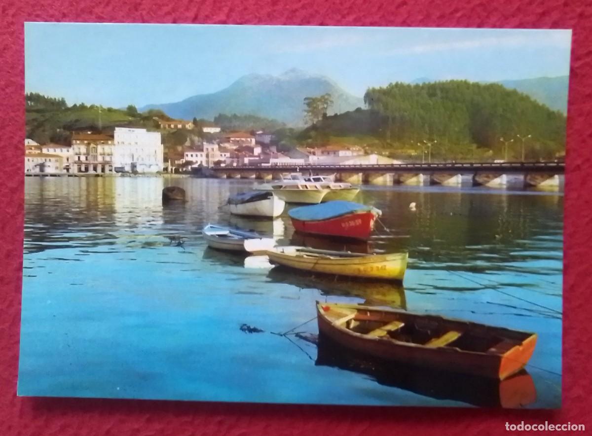 Postales: ANTIGUA POSTAL POST CARD ASTURIAS RIBADESELLA VISTA DEL PUENTE VUE DU PONT THE BRIDGE VIEW SPAIN...