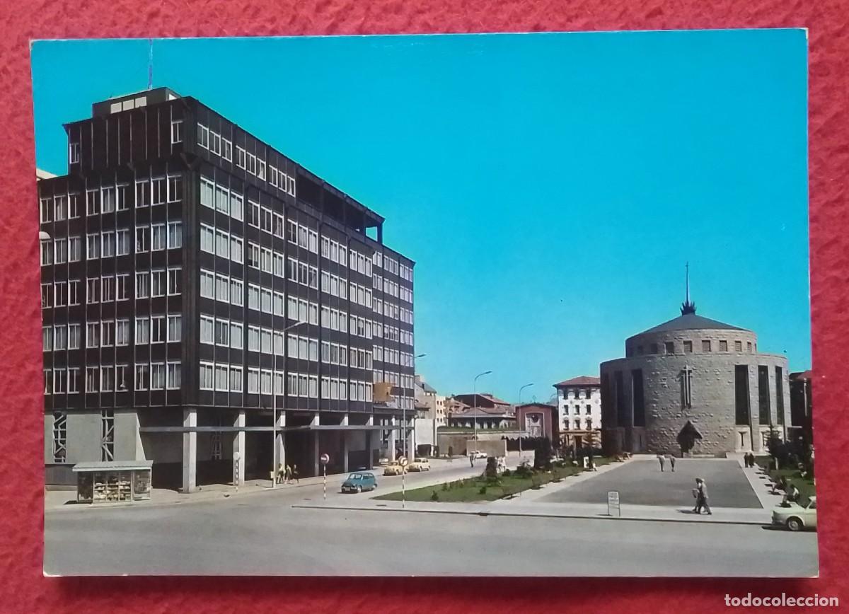 Postales: ANTIGUA POSTAL POST CARD ASTURIAS SPAIN ESPAGNE OVIEDO PLAZA GESTA LA PLACE SQUARE..SEAT 600 COCHES