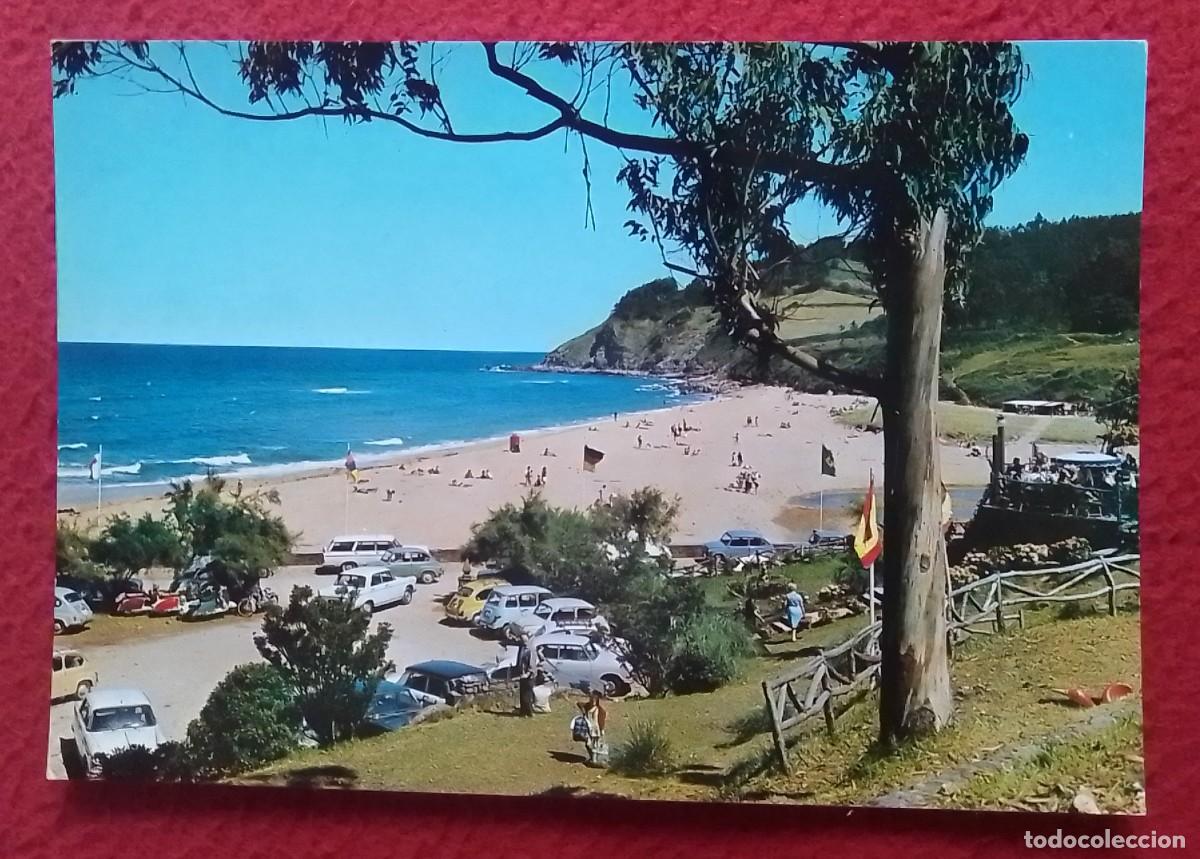 Postales: ANTIGUA POSTAL POST CARD ASTURIAS SPAIN ESPAGNE COLUNGA PLAYA DE LA CABA&Ntilde;A DEL MAR PLAGE BEACH...