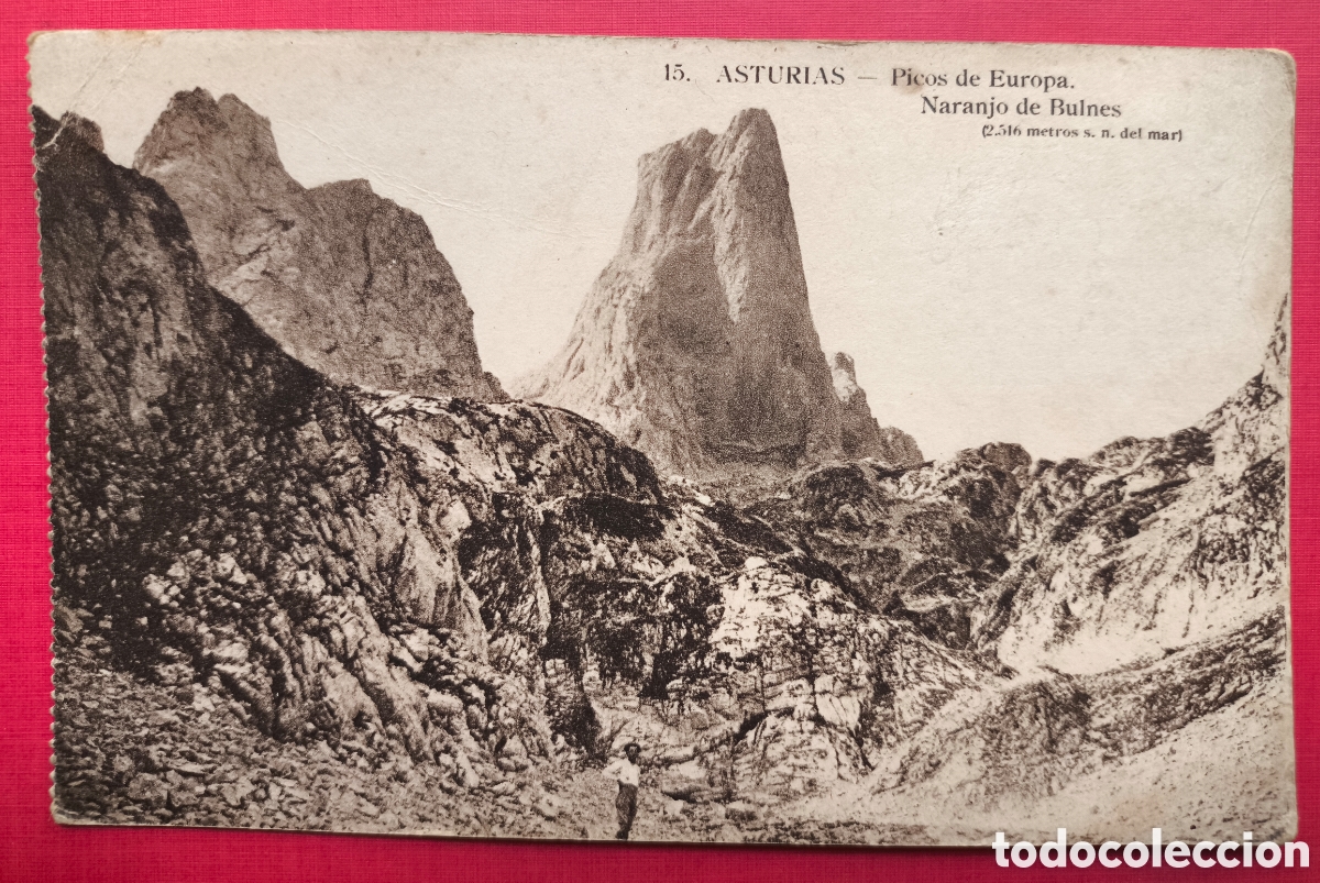 Postales: PICOS DE EUROPA NARANJO DE BULNES POSTAL FOTOTIPIA ASTURIAS C. 1920