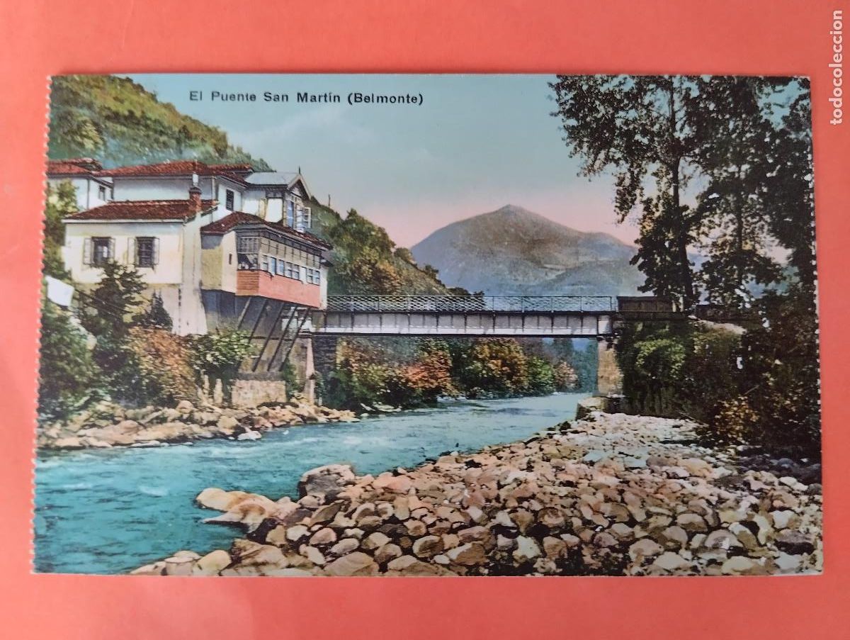 Postales: EL PUENTE DE SAN MARTIN (BELMONTE) CLICHE MONTOTO