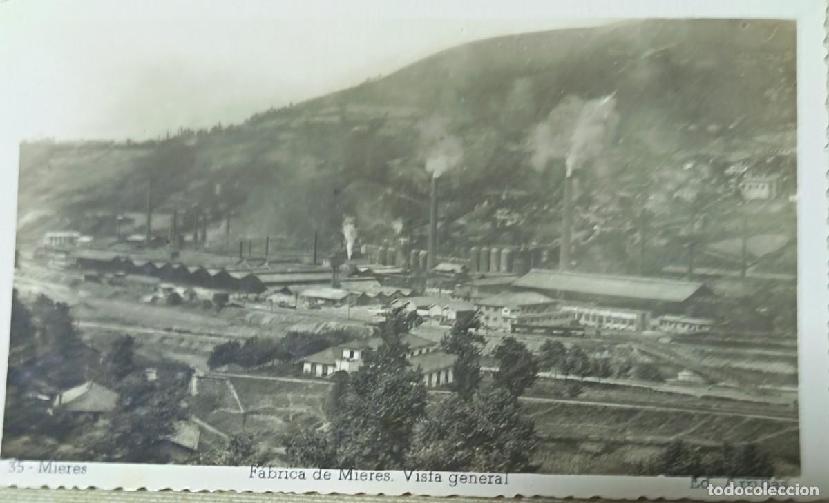 Postales: ASTURIAS POSTAL MIERES (VISTA GENERAL FABRICA)