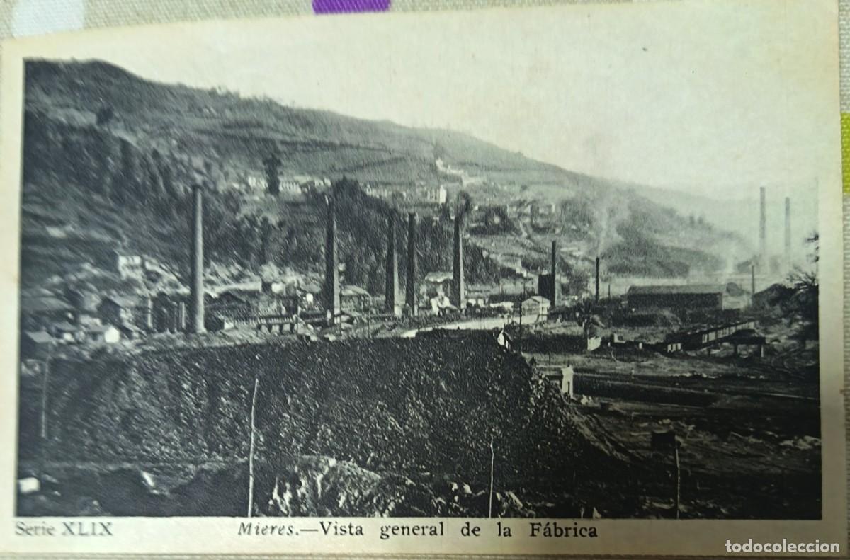 Postales: ASTURIAS POSTAL MIERES (VISTA GENERAL FABRICA)LEER.....LEER