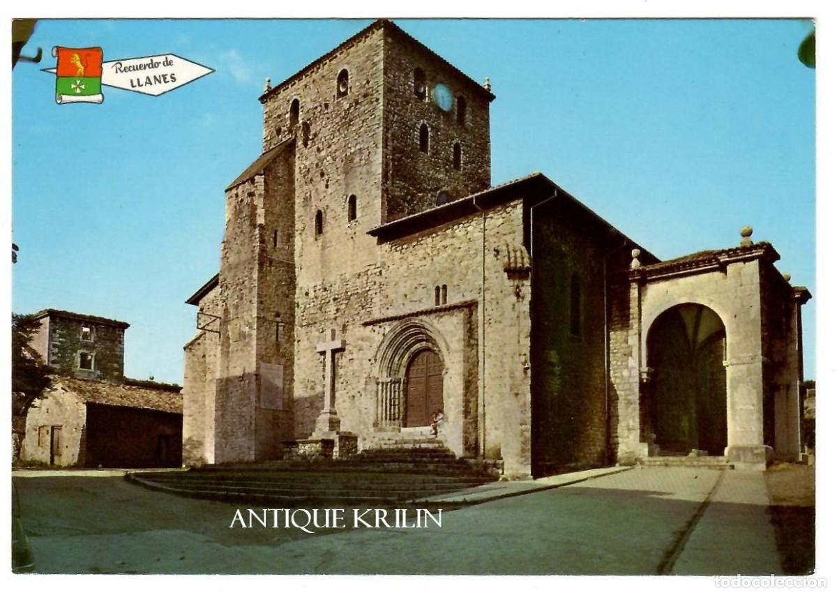 Postales: LLANES N&ordm; 219 IGLESIA PARROQUIAL , SIGLO XV / EDICIONES ALCE / SIN FRANQUEAR