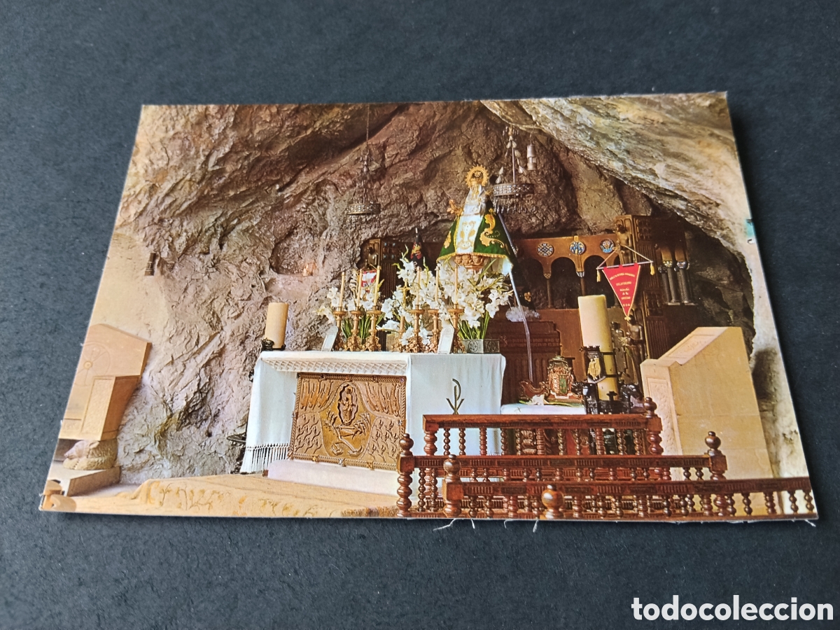 Postales: Postal Covadonga interior gruta