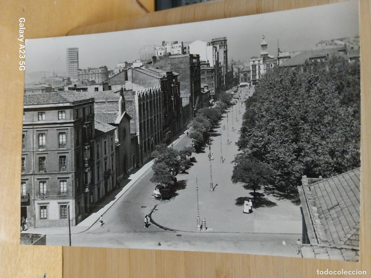 Postales: PASEO DE BEGO&Ntilde;A GIJON ED ARRIBAS 1008 CIRCULADA A&Ntilde;OS 50 MARAVILLOSA FOTOGRAFIA ANIMADA