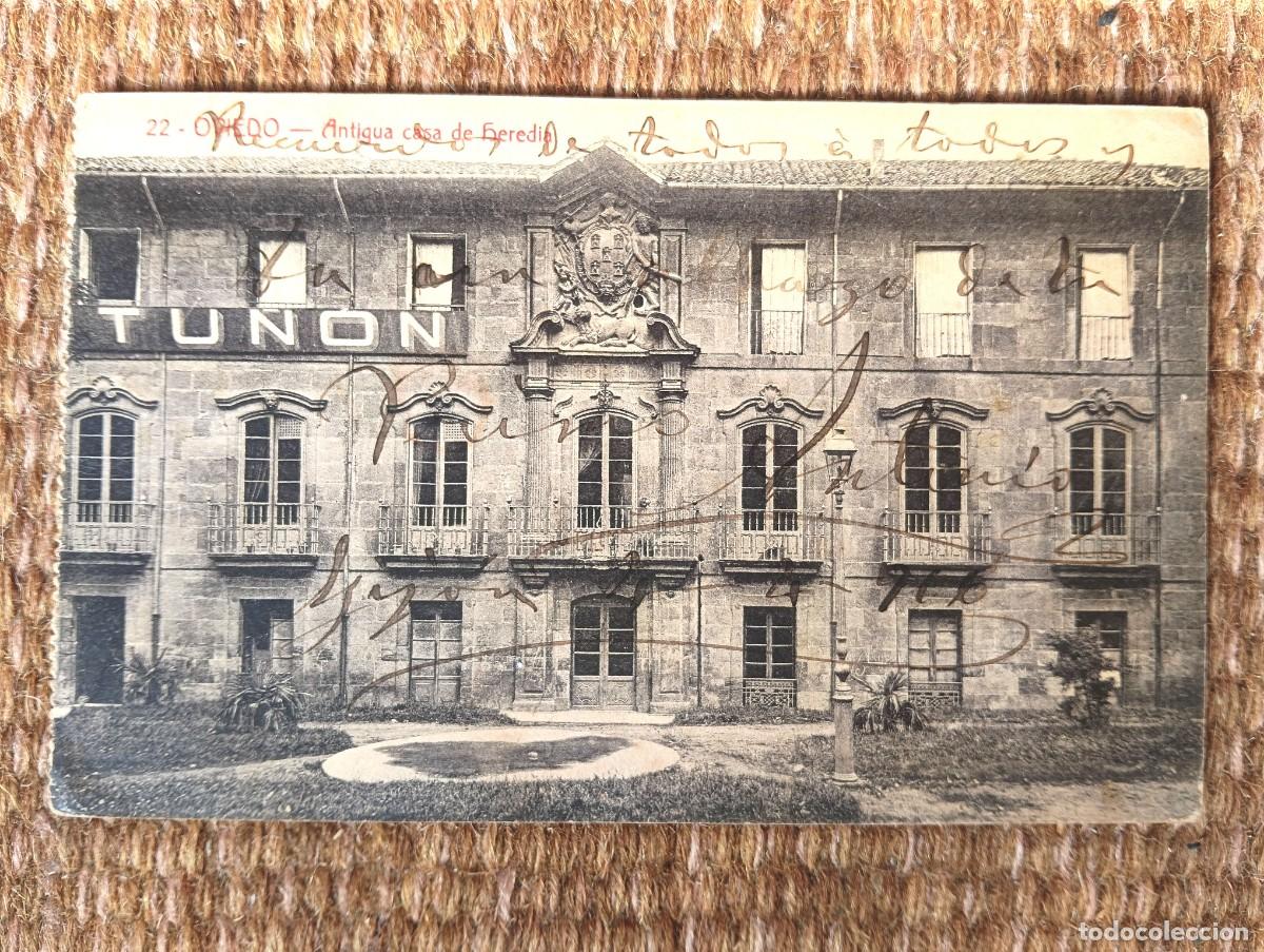 Postales: OVIEDO - ANTIGUA CASA DE HEREDIA - FOTOTIPIA CASTA&Ntilde;EIRA, ALVAREZ Y LEVENFELD