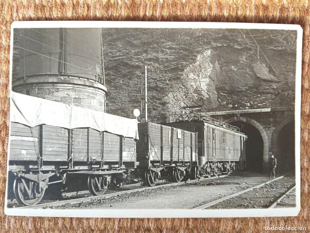 Postales: FERROCARRIL PROBABLEMENTE EN CUENCA MINERA ASTURIANA - FOTO CELESTINO COLLADA - OVIEDO