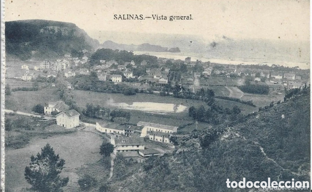 Postales: SALINAS (ASTURIAS) - VISTA GENERAL