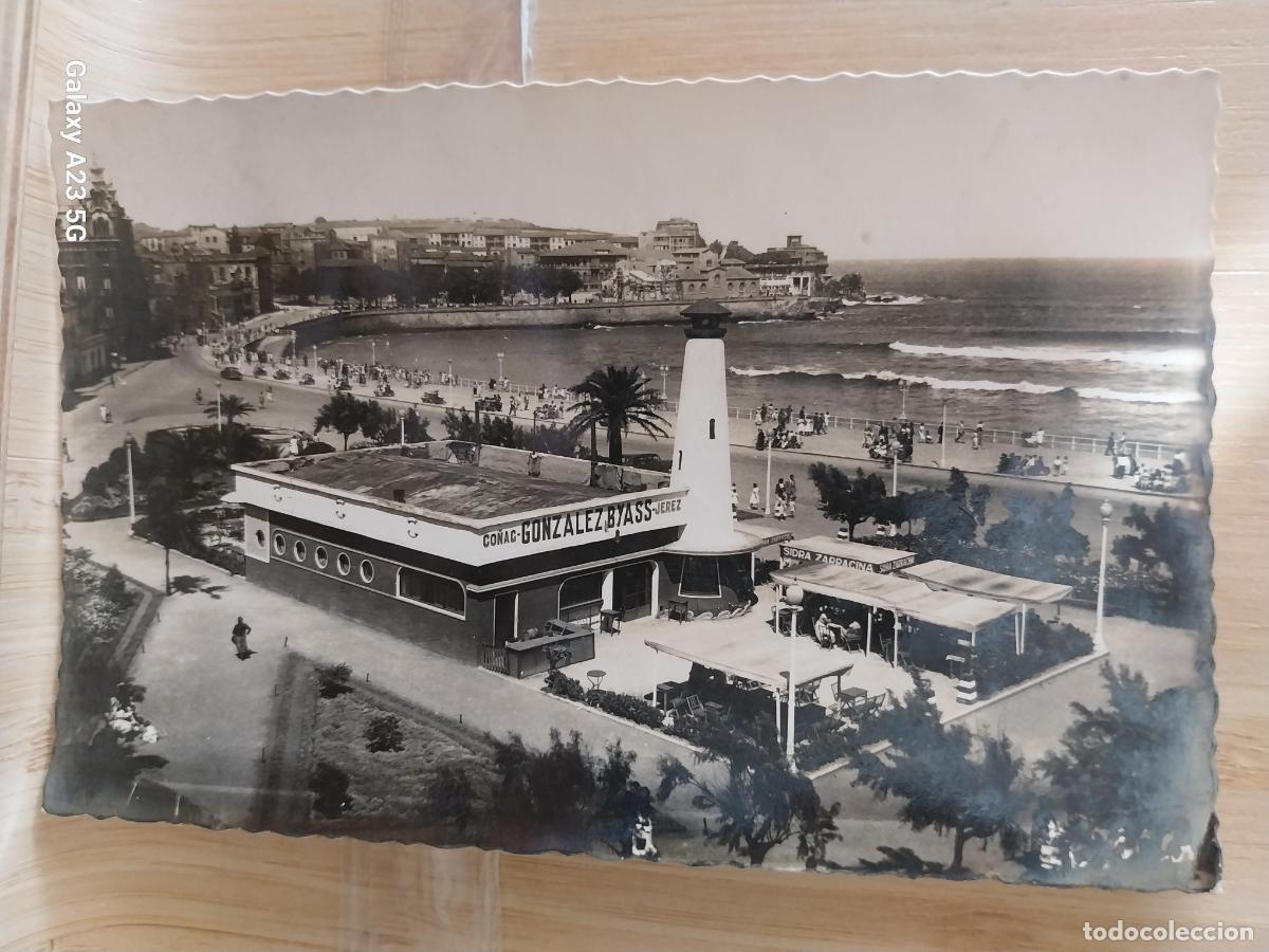 Postales: CLUB NAUTICO A&Ntilde;O 1957 GIJON ED ARRIBAS 141 ESCRITA PUBLI GONZALEZ BYASS SIDRA ZARRACINA