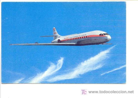 Postales: POSTAL DE UN AVION DE LA COMPA&Ntilde;IA IBERIA - Foto 1
