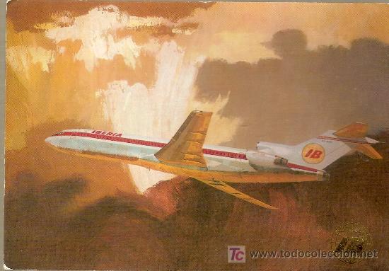 Postales: Boing 727-256 de Iberia - Foto 1
