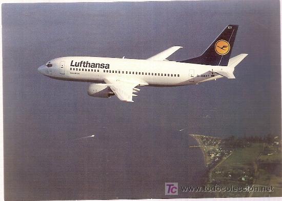 Postales: Lufthansa Boeing 737-300 - Foto 1