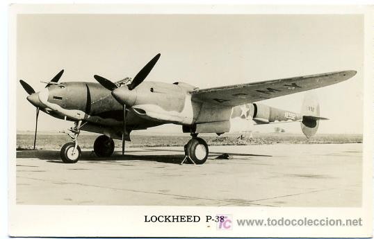 Postales: AVION MILITAR,    LOCKHEED P-38,                                 P13859 - Foto 1